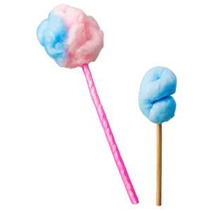 Cotton Candy On A Classic Stick Png 62 PNG image