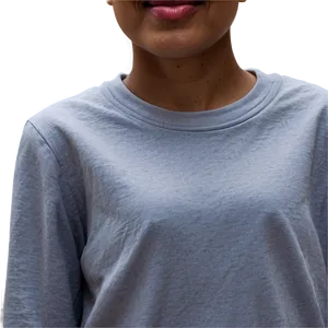 Cotton Crewneck Top Png Qhn PNG image