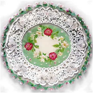 Cotton Doily Fabric PNG 06122024