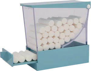 Cotton Swabs Dispenser PNG image