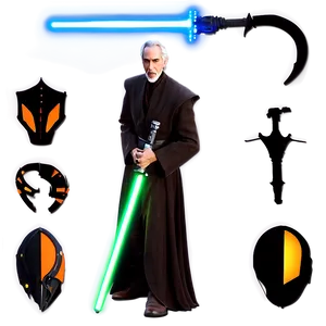 Count Dooku And General Grievous Png 06292024 PNG image