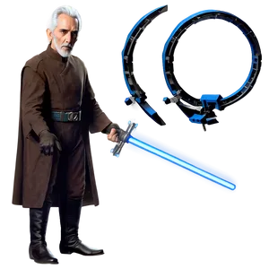 Count Dooku Early Years Png 06292024 PNG image