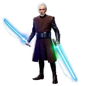 Count Dooku Force Lightning Png Iem32 PNG image