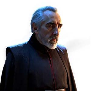 Count Dooku In Shadows Png Xvi PNG image