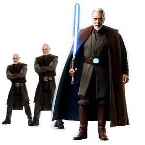 Count Dooku Vs Jedi Knights Png Kdc PNG image