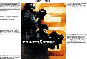 Counter Strike Global Offensive Game Art PNG image
