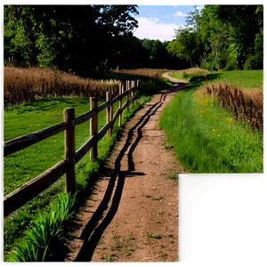Country Farm Path PNG Rsg
