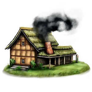 Country House Landscape PNG Hpm