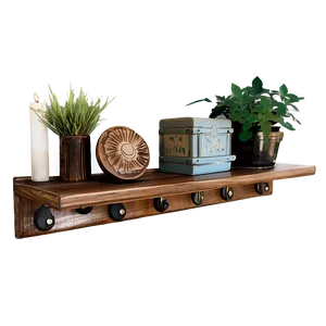 Country Style Wood Shelf Ideas Png 06272024 PNG image