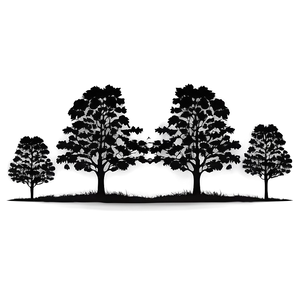 Countryside Tree Silhouette Png Rwc PNG image