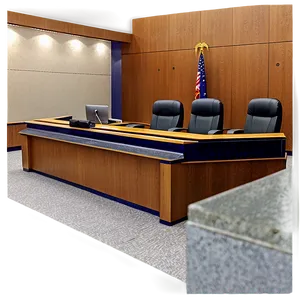 Courtroom Clerk Workspace PNG 06262024