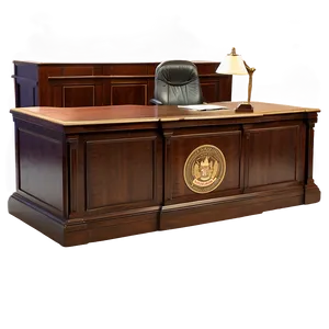 Courtroom Prosecutor Desk Png 06262024 PNG image