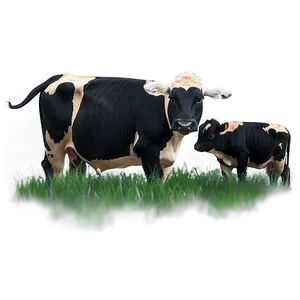 Cow And Calf PNG 05032024