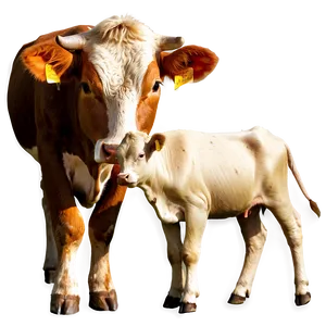 Cow And Calf Png Ovi PNG image