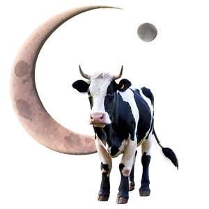 Cow And Moon Png 65 PNG image