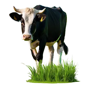 Cow Eating Grass Png Otf PNG image