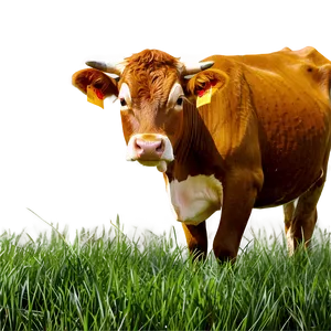 Cow Eating Grass Png Pqo PNG image