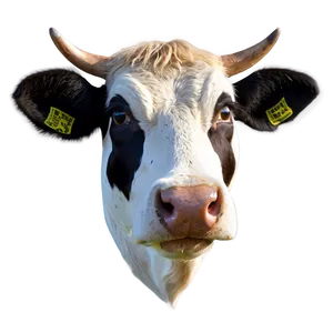 Cow Face Mascot PNG 06212024