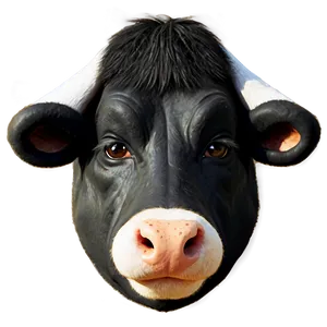 Cow Face Mascot PNG 54
