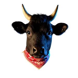 Cow Face With Bandana PNG Han97 PNG