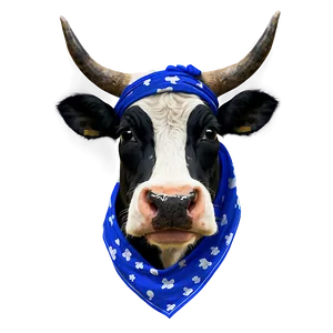 Cow Face With Bandana PNG Too19 PNG