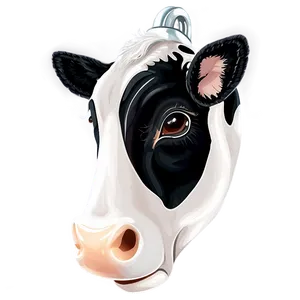 Cow Face With Bell PNG Mkp
