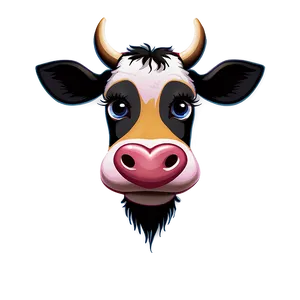 Cow Face With Heart Eyes PNG 06212024 PNG