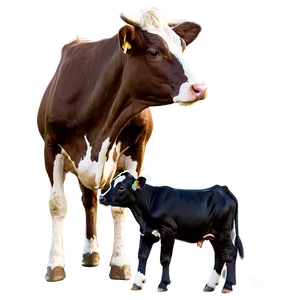 Cow Family Png Mlo4 PNG image