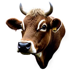Cow Head Engraving PNG Lcn84 PNG