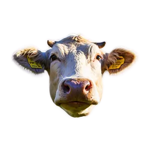 Cow Head In Landscape PNG Ely PNG