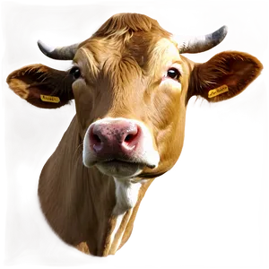 Cow Head Profile Png 06212024 PNG image