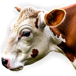 Cow Head Side View PNG 06212024 PNG
