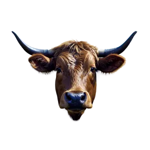 Cow Head Silhouette Png 06212024 PNG image