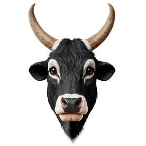 Cow Head With Horns Png Enf9 PNG image