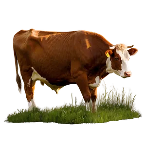 Cow In Field Png 46 PNG image