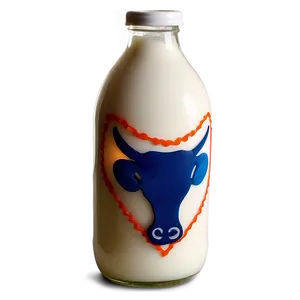 Cow Milk Bottle Png 06212024 PNG image