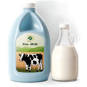 Cow Milk Gallon Graphic Png 06132024 PNG image