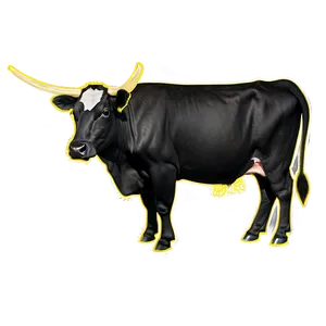 Cow Silhouette Png Yyr PNG image