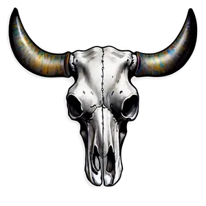 Cow Skull Tattoo Design PNG 06132024 PNG