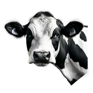 Cow Spots In Monochrome PNG Hhf