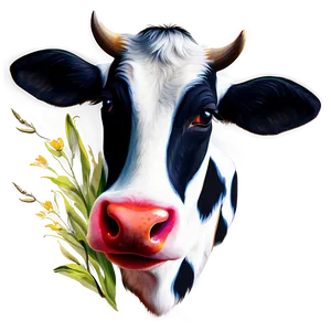 Cow Spots Invitation Design PNG 06282024