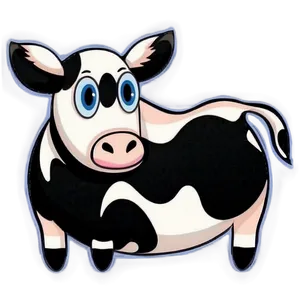 Cow Spots Scrapbooking Element PNG Csk21