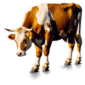 Cow Spots Stencil Template PNG Lrr52