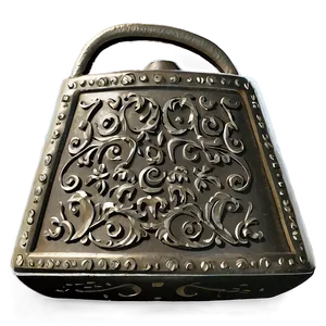 Cowbell With Intricate Detail PNG 10