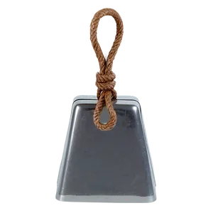 Cowbell With Rope Hanger PNG Qea59