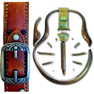 Cowboy Belt Buckle Png 26 PNG image