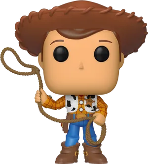 Cowboy Character Figurinewith Lasso