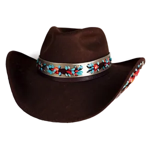 Cowboy Hat Transparent With Decoration PNG 05262024 PNG