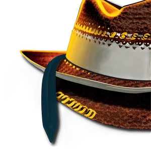 Cowboy Hat With Band PNG 05042024