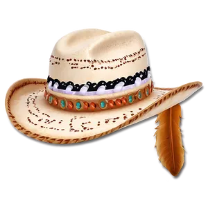 Cowboy Hat With Feathers Png Xsr PNG image